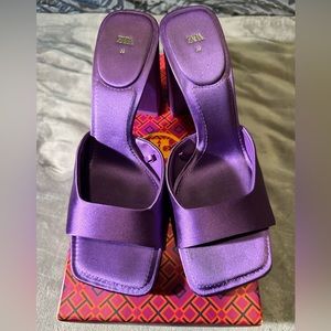 Zara Purple Heel Women’s Size 9